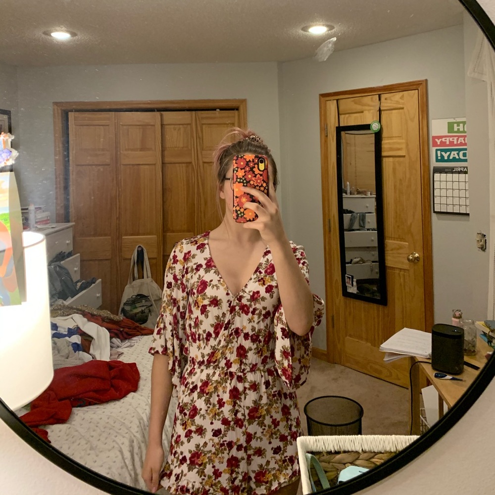 FLORAL ROMPER